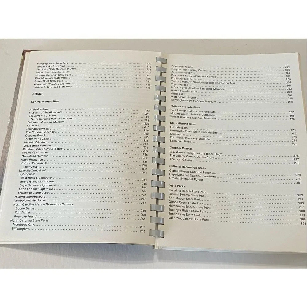 Access NORTH CAROLINA a Vacation Guide book for person(s) with Disabilities 1985